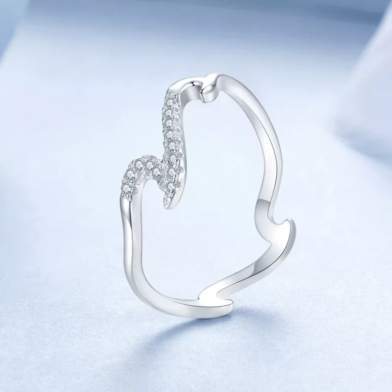 (afbeelding voor) PANDORA Stijl Wave Ring - BSR587 - Bekijken 2