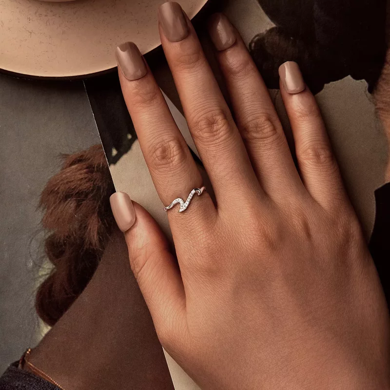 (afbeelding voor) PANDORA Stijl Wave Ring - BSR587 - Bekijken 5