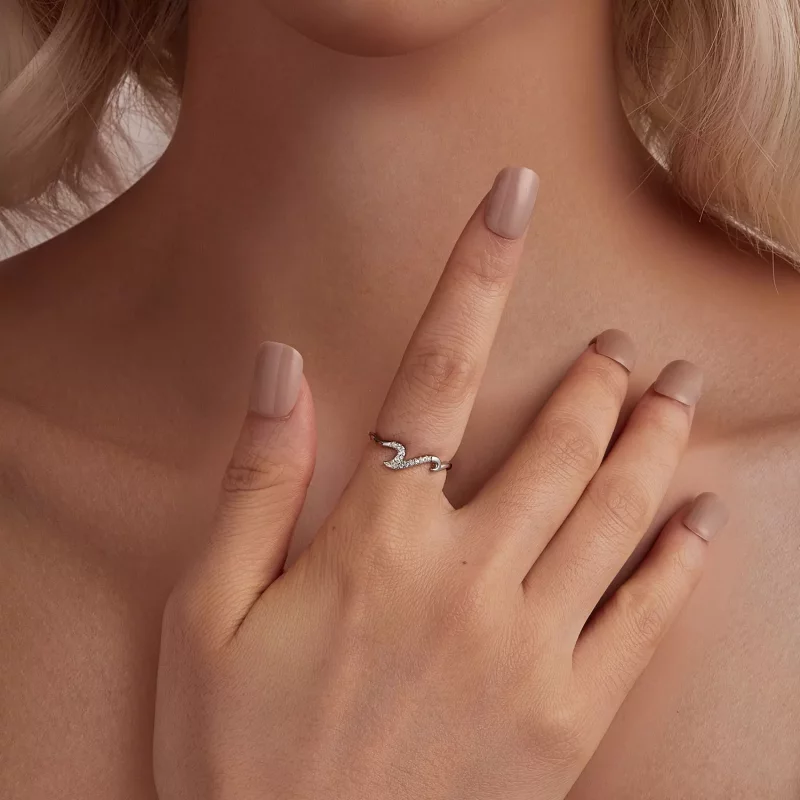 (afbeelding voor) PANDORA Stijl Wave Ring - BSR587 - Bekijken 7