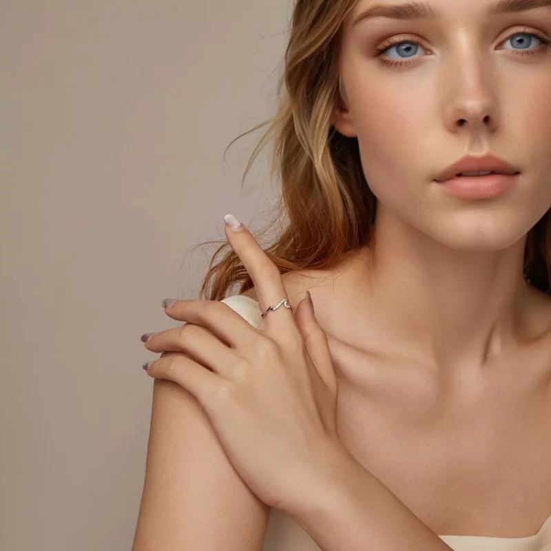 (afbeelding voor) PANDORA Stijl Wave Ring - BSR587 - Bekijken 9