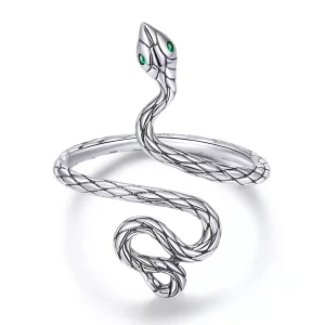 PANDORA Stijl Zilveren Slangenring - BSR199 (afbeelding voor) PANDORA Stijl Zilveren Slangenring - BSR199