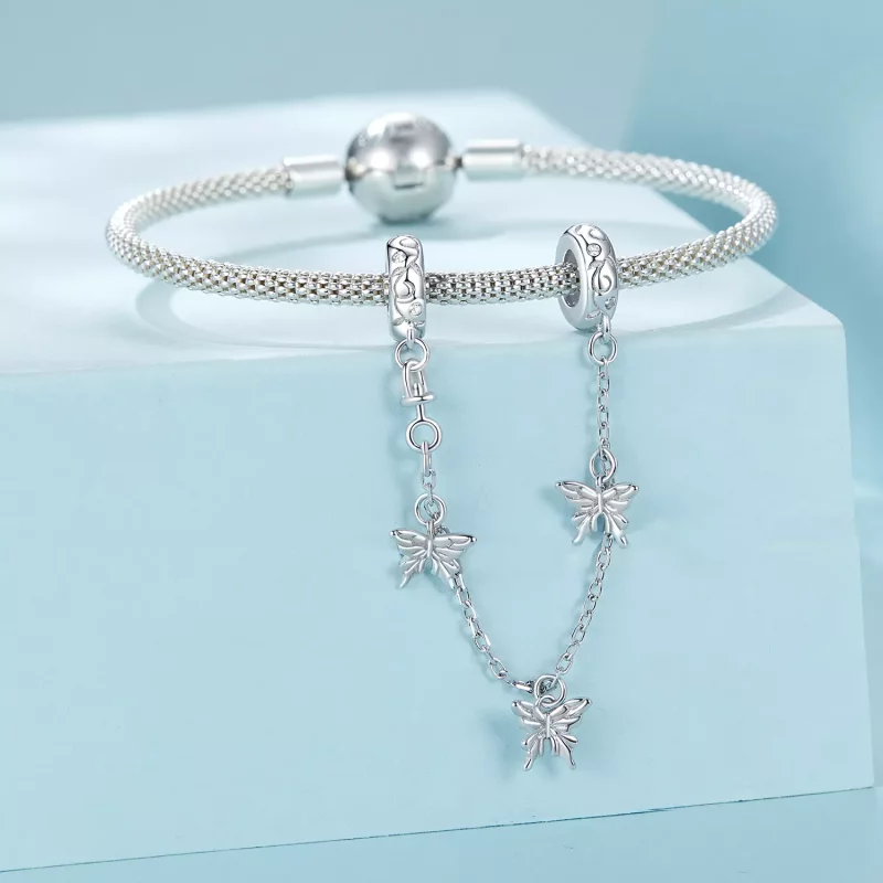 (afbeelding voor) PANDORA Style Butterfly veiligheidsketting - SCC2829 - Bekijken 3
