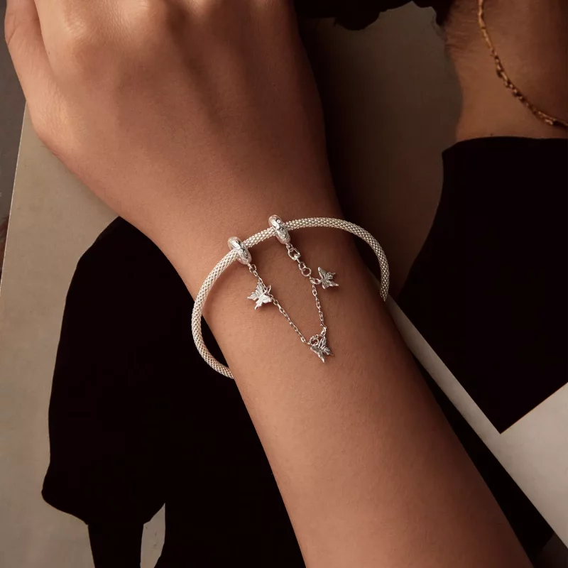 (afbeelding voor) PANDORA Style Butterfly veiligheidsketting - SCC2829 - Bekijken 5