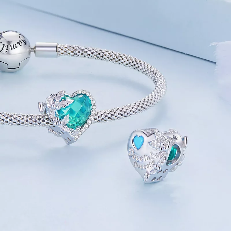 (afbeelding voor) PANDORA Style December geboortesteen hart bedel - BSC660-12 - Bekijken 5