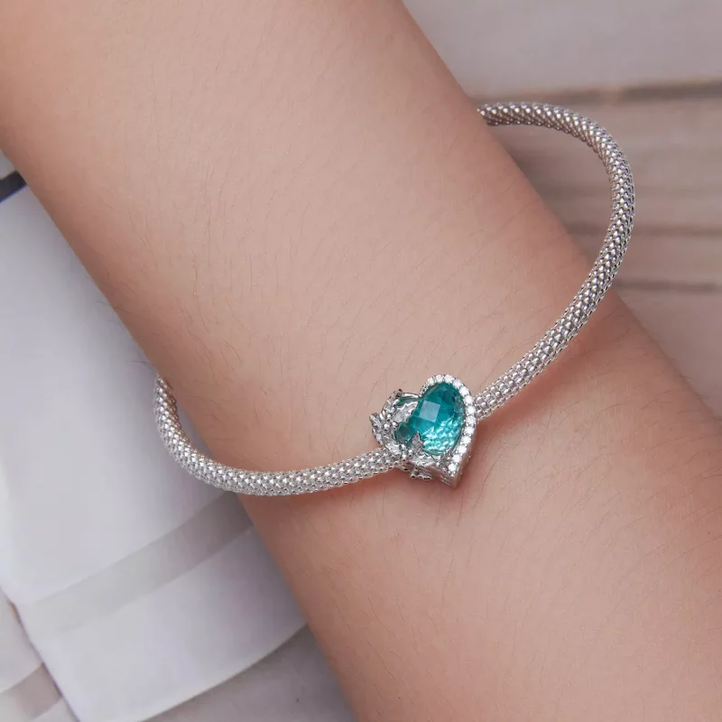 (afbeelding voor) PANDORA Style December geboortesteen hart bedel - BSC660-12 - Bekijken 6