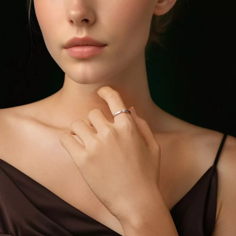 (afbeelding voor) PANDORA Style Exquisite sprankelende ring (één certificaat) - MSR062 - Bekijken 6