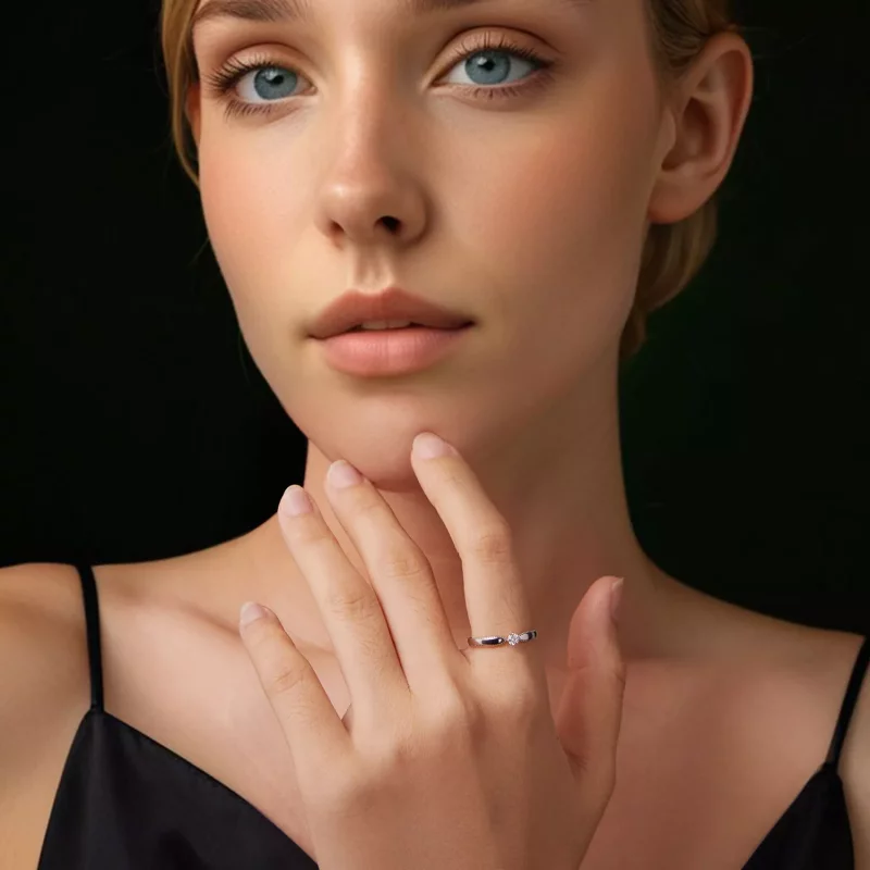 (afbeelding voor) PANDORA Style Exquisite sprankelende ring (één certificaat) - MSR062 - Bekijken 7