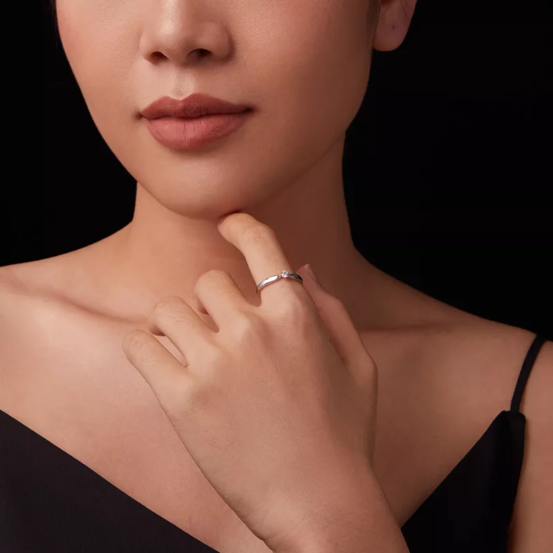(afbeelding voor) PANDORA Style Exquisite sprankelende ring (één certificaat) - MSR062 - Bekijken 9