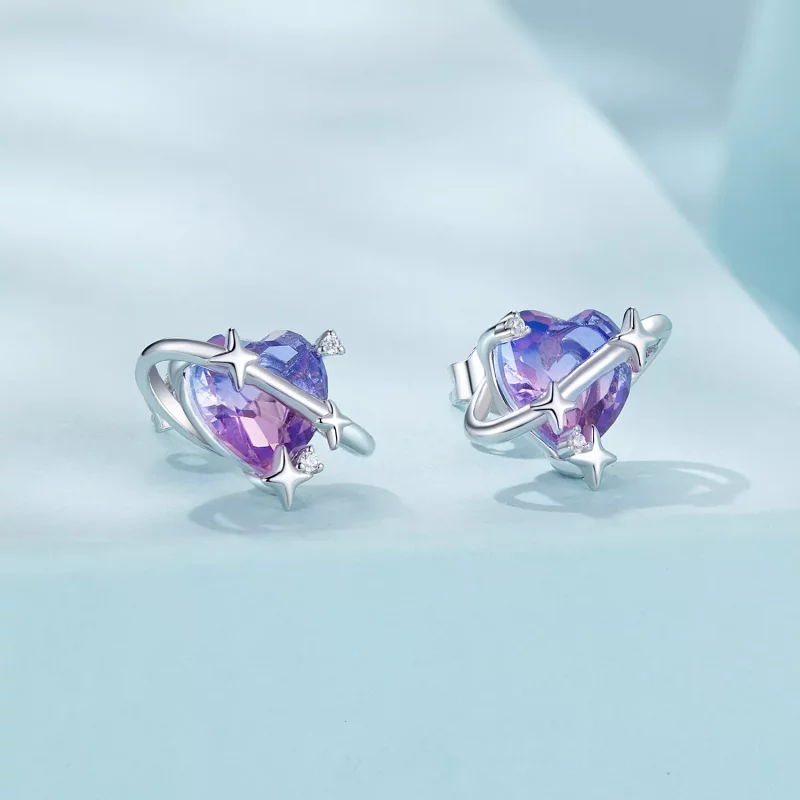 (afbeelding voor) PANDORA Style Gradient sterrenhemel oorbellen - SCE1768 - Bekijken 2