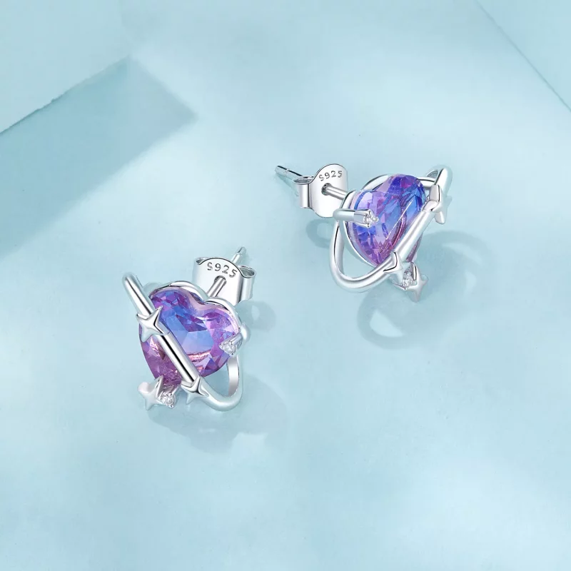 (afbeelding voor) PANDORA Style Gradient sterrenhemel oorbellen - SCE1768 - Bekijken 3