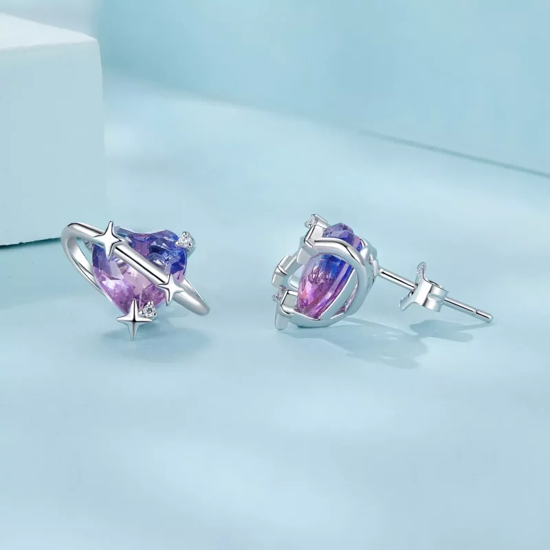 (afbeelding voor) PANDORA Style Gradient sterrenhemel oorbellen - SCE1768 - Bekijken 4