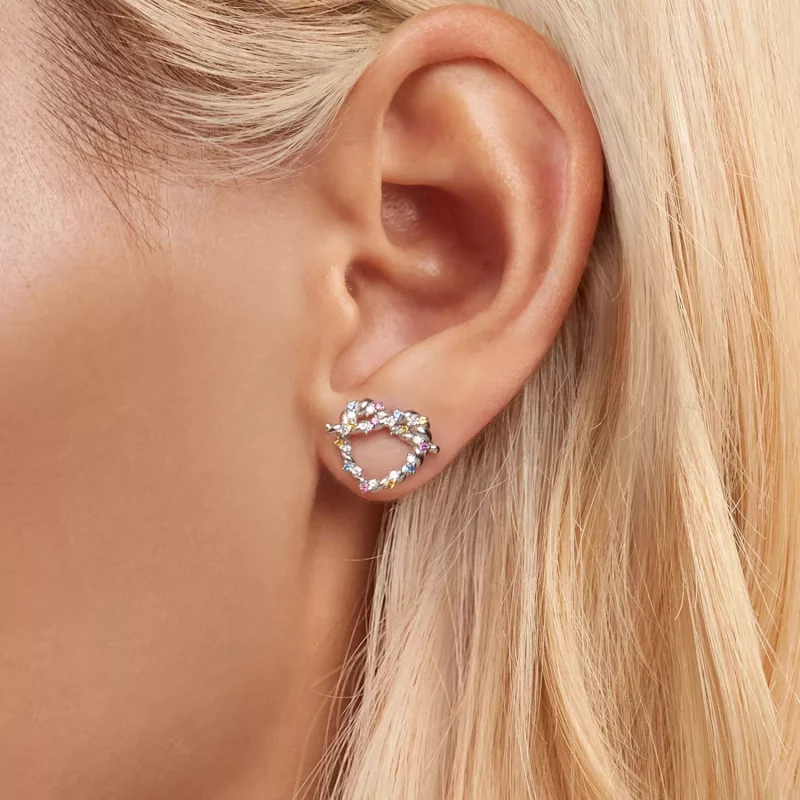 (afbeelding voor) PANDORA Style Heart twist oorbellen - SCE1776 - Bekijken 5