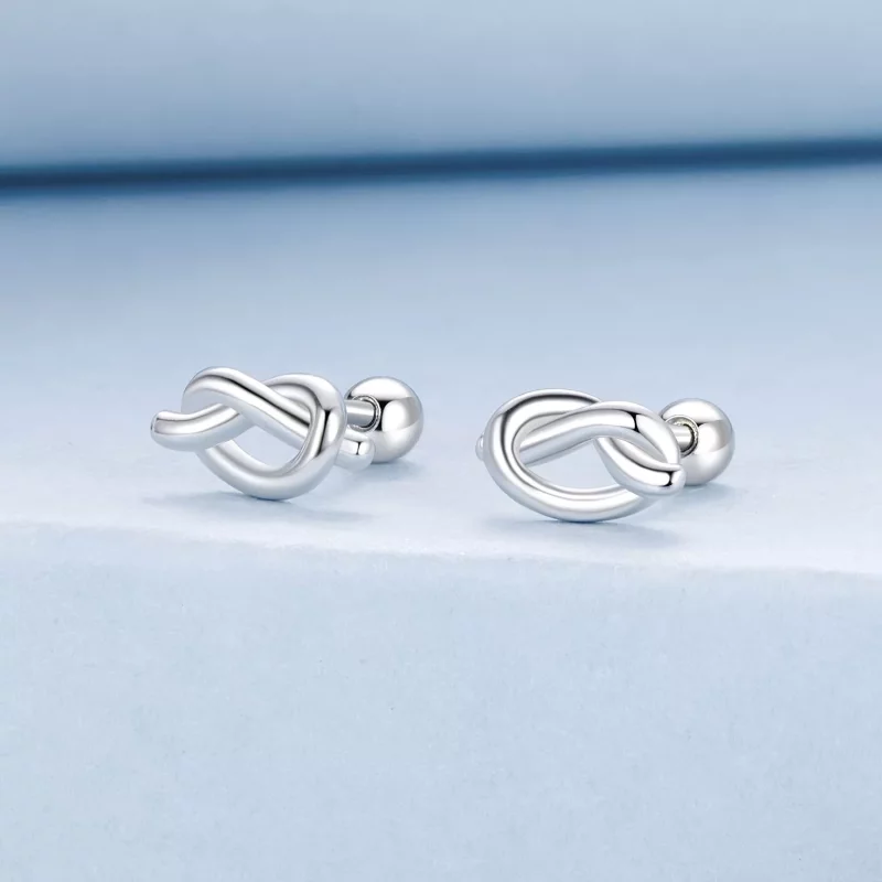 (afbeelding voor) PANDORA Style Knot oorbellen - BSE1051 - Bekijken 2