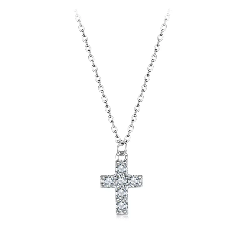 (afbeelding voor) PANDORA Style Kruis ketting (met één certificaat) - MSN039