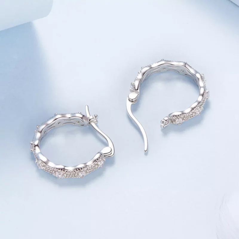 (afbeelding voor) PANDORA Style Lace-oorbellen - BSE1101 - Bekijken 3