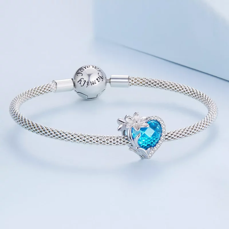 (afbeelding voor) PANDORA Style Maart geboortesteen hart bedel - BSC660-3 - Bekijken 4