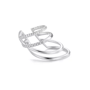 (afbeelding voor) PANDORA Style Meerlaagse oormanchet - BSE1063