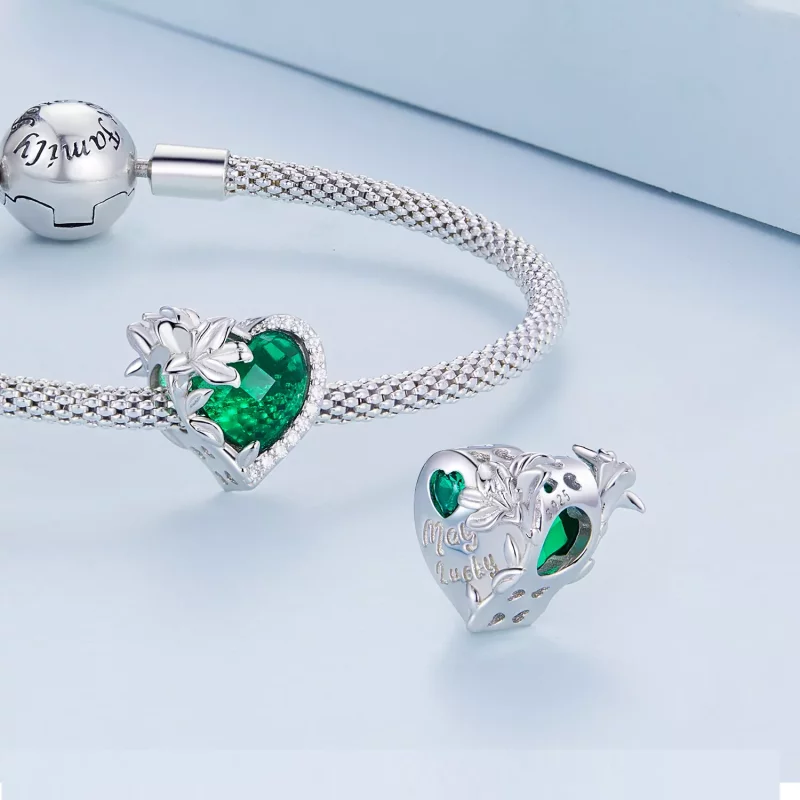 (afbeelding voor) PANDORA Style Mei geboortesteen hart bedel - BSC660-5 - Bekijken 5