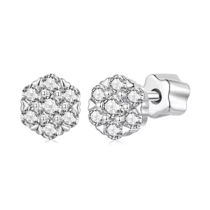 (afbeelding voor) PANDORA Style Moissanite oorbellen (met één certificaat) - MSE059
