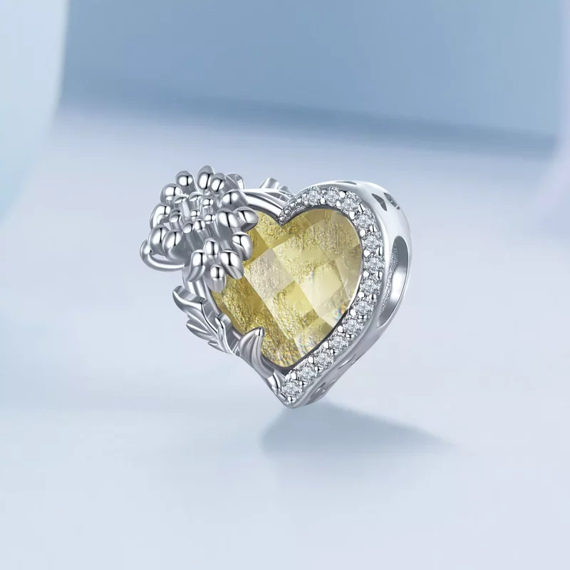 (afbeelding voor) PANDORA Style November geboortesteen hart bedel - BSC660-11 - Bekijken 2