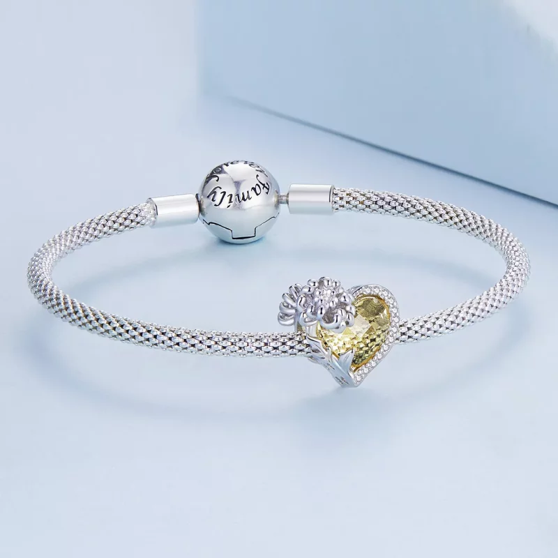 (afbeelding voor) PANDORA Style November geboortesteen hart bedel - BSC660-11 - Bekijken 4