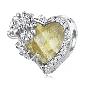 (afbeelding voor) PANDORA Style November geboortesteen hart bedel - BSC660-11