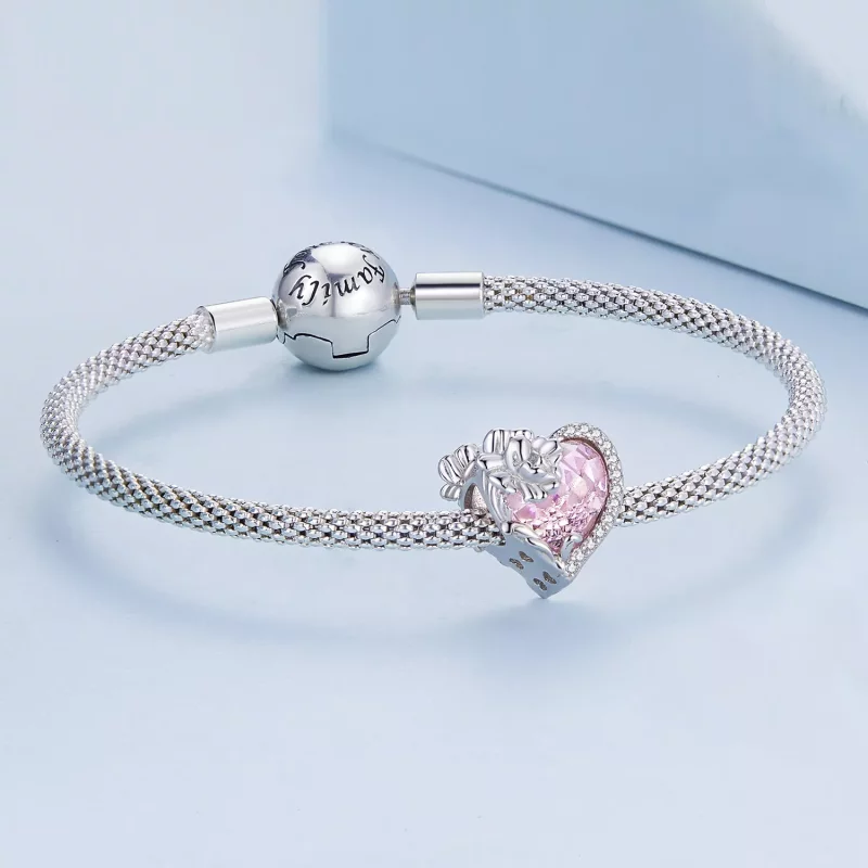 (afbeelding voor) PANDORA Style Oktober geboortesteen hart bedel - BSC660-10 - Bekijken 4
