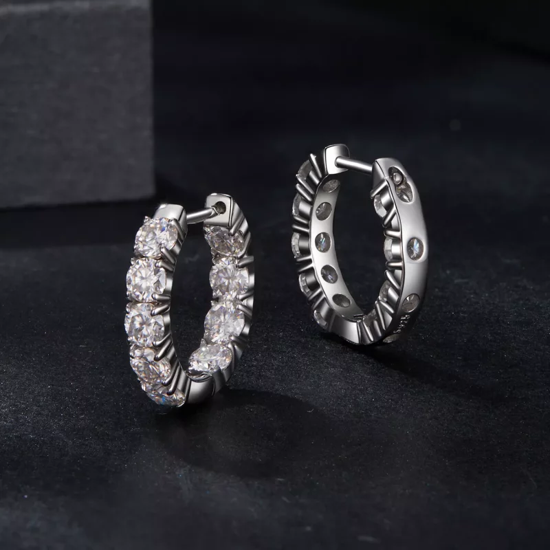 (afbeelding voor) PANDORA Style Sparkling oorbellen (één certificaat) - MSE069 - Bekijken 3