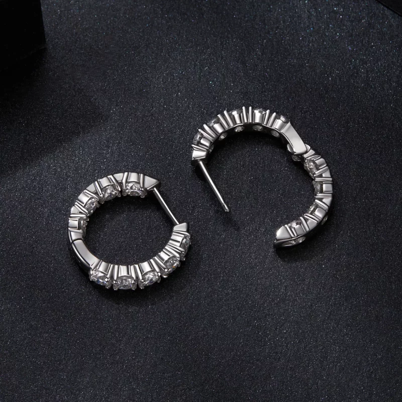 (afbeelding voor) PANDORA Style Sparkling oorbellen (één certificaat) - MSE069 - Bekijken 4