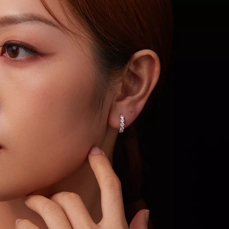 (afbeelding voor) PANDORA Style Sparkling oorbellen (één certificaat) - MSE069 - Bekijken 9