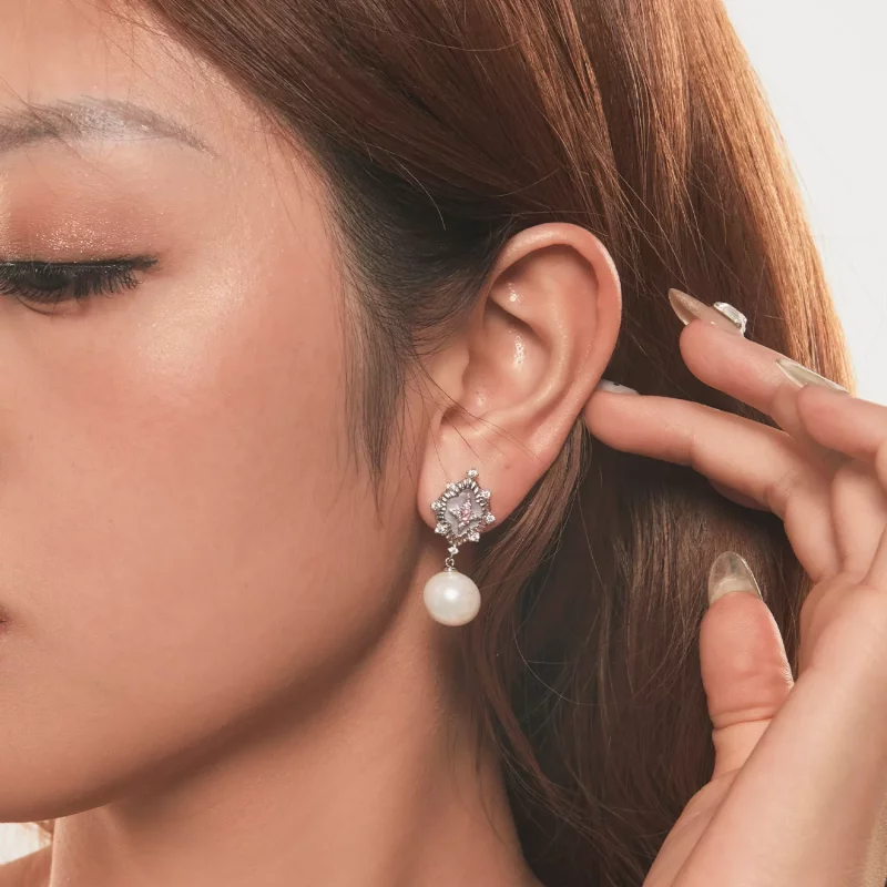 (afbeelding voor) PANDORA Style Starlight roze oorbellen - YIE246 - Bekijken 10