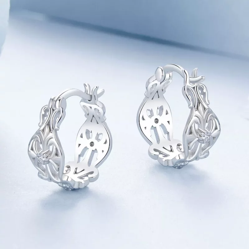 (afbeelding voor) PANDORA Style Vintage paleispatroon oorbellen - BSE1055 - Bekijken 3