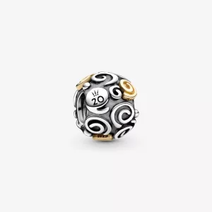 Pandora 2020 Limited Edition Bedel met krulpatroon - 799117C00 (afbeelding voor) Pandora 2020 Limited Edition Bedel met krulpatroon - 799117C00