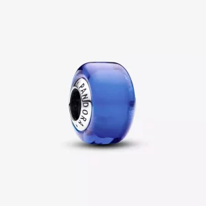 Pandora Blauwe minibedel van muranoglas - 793105C00 (afbeelding voor) Pandora Blauwe minibedel van muranoglas - 793105C00