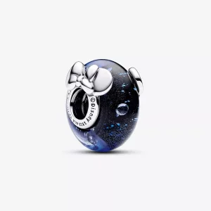 Pandora Disney Mickey Mouse & Minnie Mouse Blauwe Muranoglazen Bedel - 792958C01 (afbeelding voor) Pandora Disney Mickey Mouse & Minnie Mouse Blauwe Muranoglazen Bedel - 792958C01