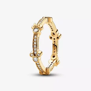 Pandora Disney Mickey Mouse & Minnie Mouse Sprankelende Eeuwigheidsring - 162957C01 (afbeelding voor) Pandora Disney Mickey Mouse & Minnie Mouse Sprankelende Eeuwigheidsring - 162957C01