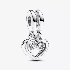 Pandora Forever & Always Deelbare Hangende Bedel - 793232C01 (afbeelding voor) Pandora Forever & Always Deelbare Hangende Bedel - 793232C01