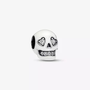 Pandora Glow-in-the-dark sprankelende schedelbedel - 792811C01 (afbeelding voor) Pandora Glow-in-the-dark sprankelende schedelbedel - 792811C01