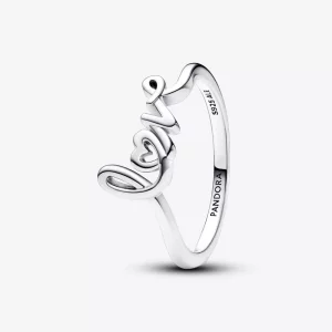 (afbeelding voor) Pandora Handgeschreven love ring - 193058C00