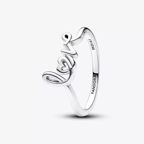 (afbeelding voor) Pandora Handgeschreven love ring - 193058C00