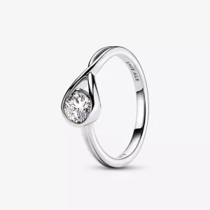 (afbeelding voor) Pandora Infinite Lab-grown Diamond Ring 0,50 karaat tw Sterling Zilver - 199445C01