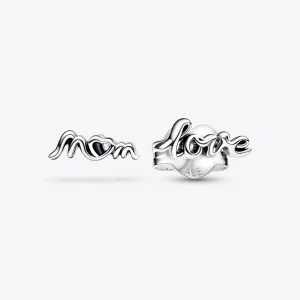 Pandora Love Mum Oorknopjes - 292669C00 (afbeelding voor) Pandora Love Mum Oorknopjes - 292669C00