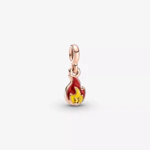 Pandora ME Burning Flame Mini Hangende Bedel - 789690C01 (afbeelding voor) Pandora ME Burning Flame Mini Hangende Bedel - 789690C01
