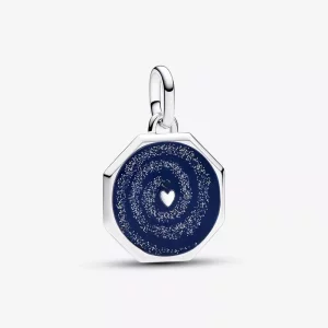 Pandora ME Galaxy Heart Medaillon Bedel - 793040C01 (afbeelding voor) Pandora ME Galaxy Heart Medaillon Bedel - 793040C01