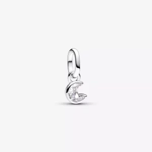 Pandora ME Sprankelende Maan Mini Hangende Bedel - 793364C01 (afbeelding voor) Pandora ME Sprankelende Maan Mini Hangende Bedel - 793364C01