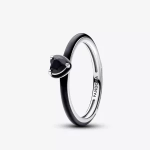 Pandora ME zwarte chakra hart ring - 193088C01 (afbeelding voor) Pandora ME zwarte chakra hart ring - 193088C01