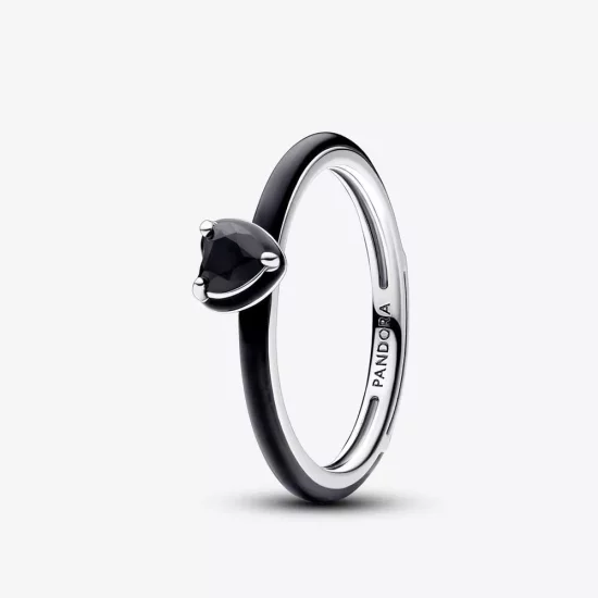 (afbeelding voor) Pandora ME zwarte chakra hart ring - 193088C01