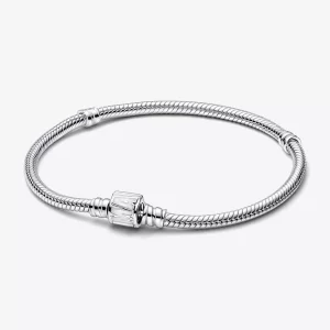 (afbeelding voor) Pandora Moments Marvel Snake Chain Armband met Logosluiting - 592561C01