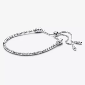 Pandora Moments schuifarmband met studded schakels - 593090C00 (afbeelding voor) Pandora Moments schuifarmband met studded schakels - 593090C00