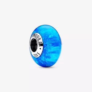 Pandora Opalescent Oceaan Blauwe Bedel - 791691C02 (afbeelding voor) Pandora Opalescent Oceaan Blauwe Bedel - 791691C02